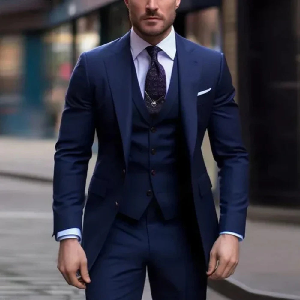 3-teilige Herrenhose Eleganter Schnitt
