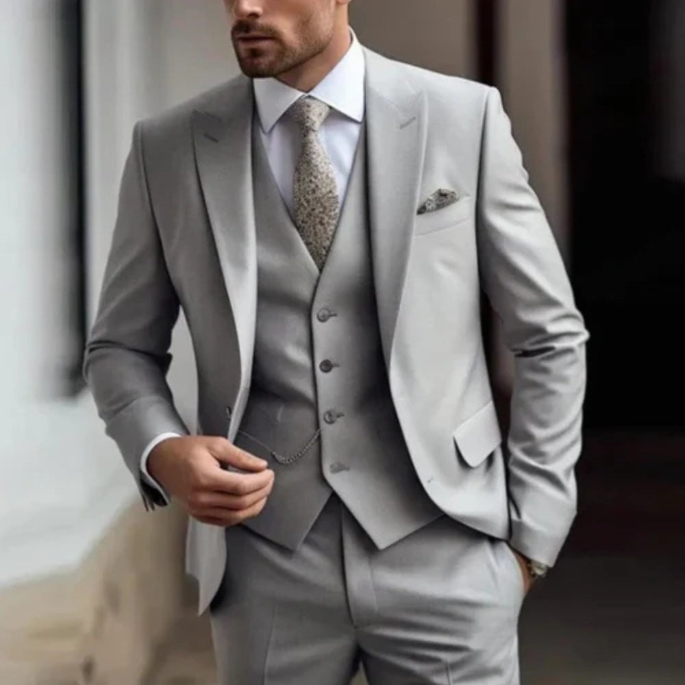 3-teilige Herrenhose Eleganter Schnitt