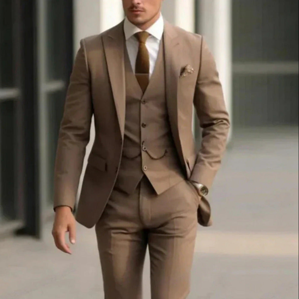 3-teilige Herrenhose Eleganter Schnitt