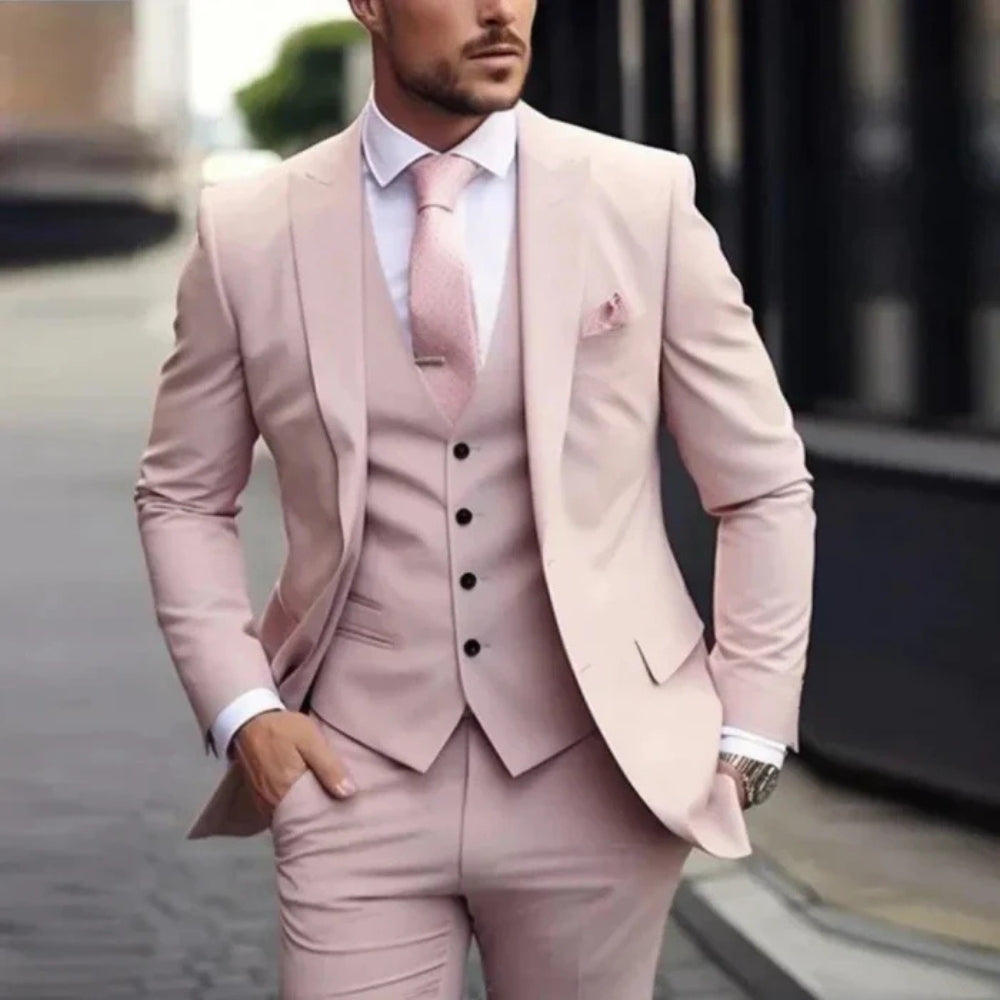 3-teilige Herrenhose Eleganter Schnitt