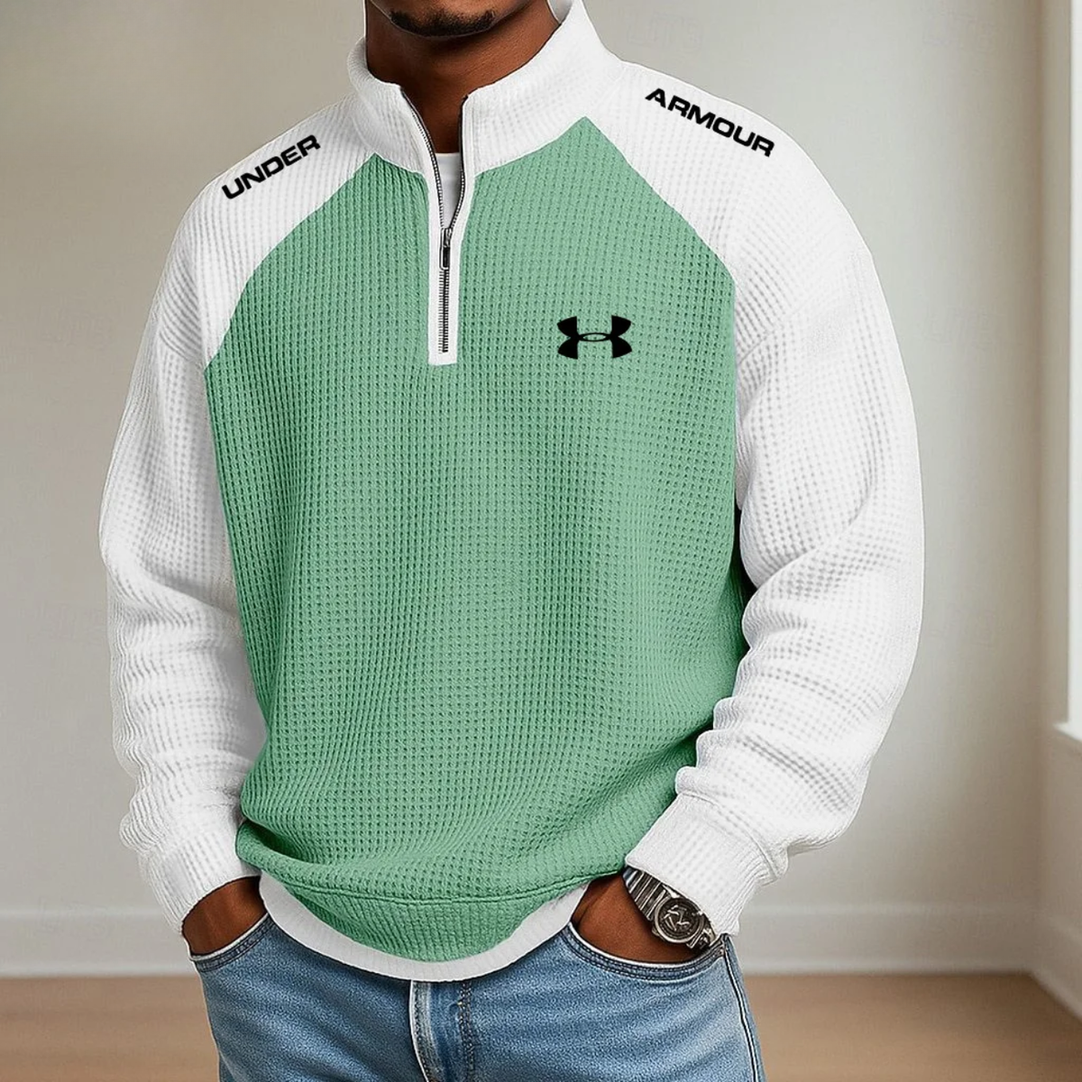 Quarter-Zip Sweatshirt für Alltag
