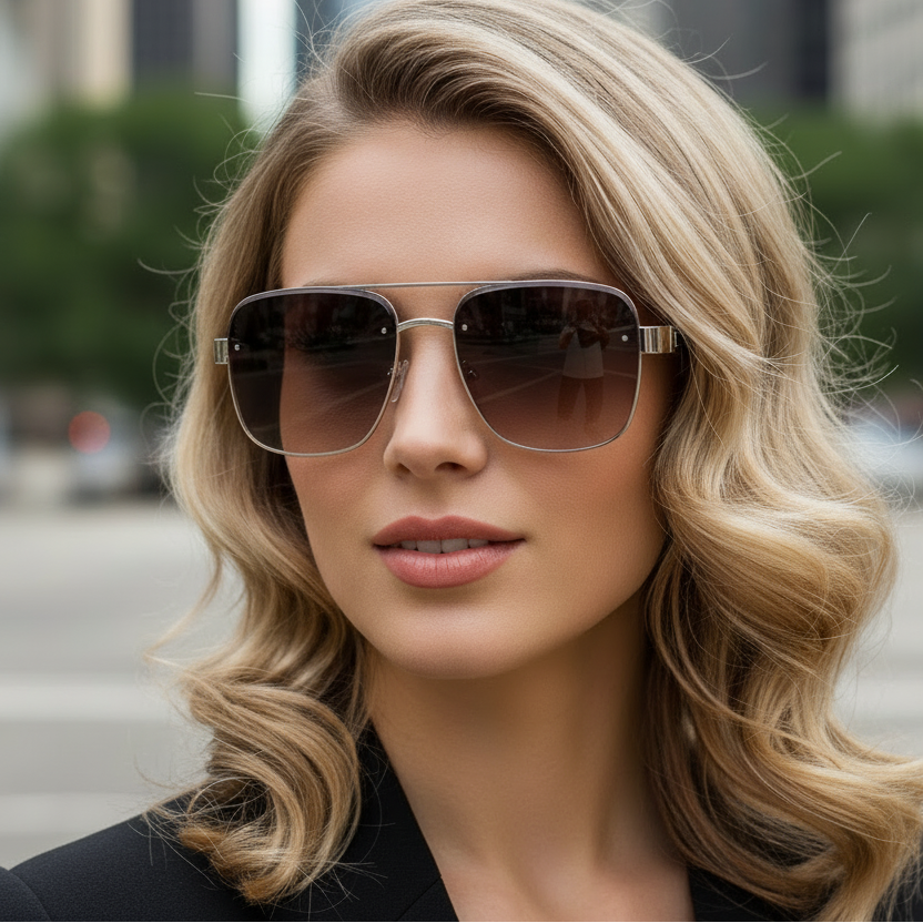 Piloten-Sonnenbrille mit UV-Schutz