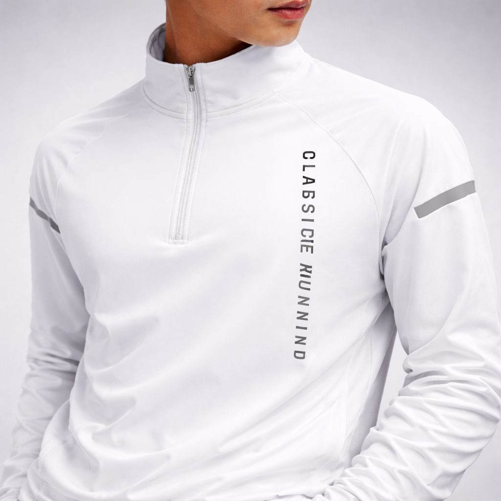 Sportpullover Mit Viertelreißverschluss