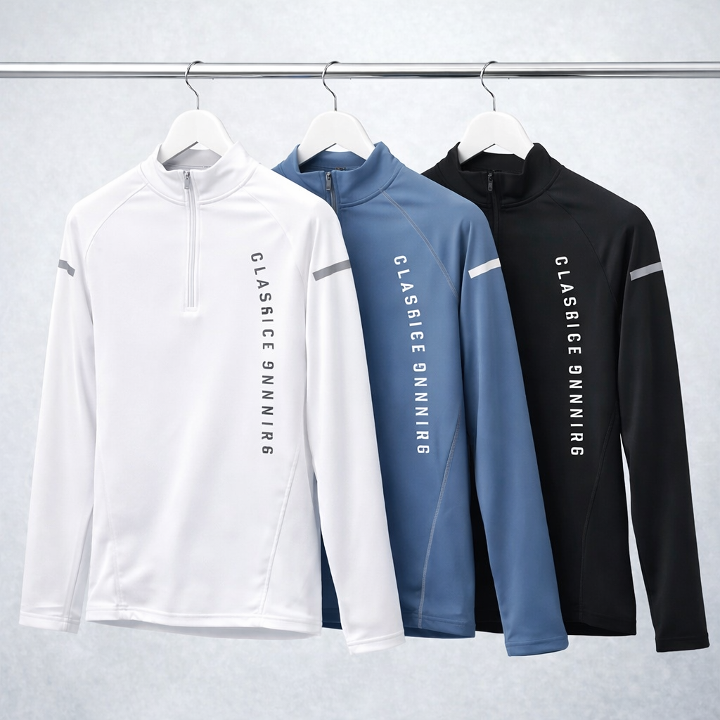 Sportpullover Mit Viertelreißverschluss