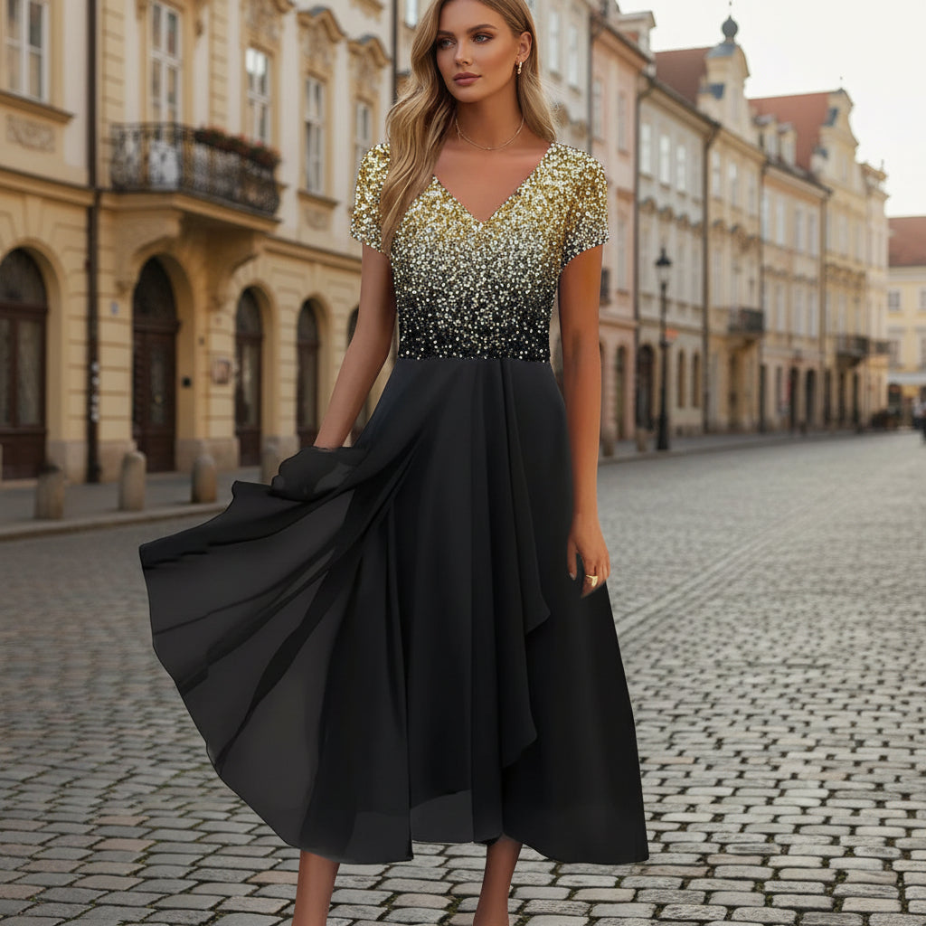 Elegant Floral Maxi Dress for Women - Formal Evening Wear by Marigon 2