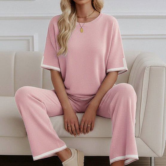 Heidi Mode - Vintage-Inspired Women's Lounge Suit in Soft Breathable Fabric 2