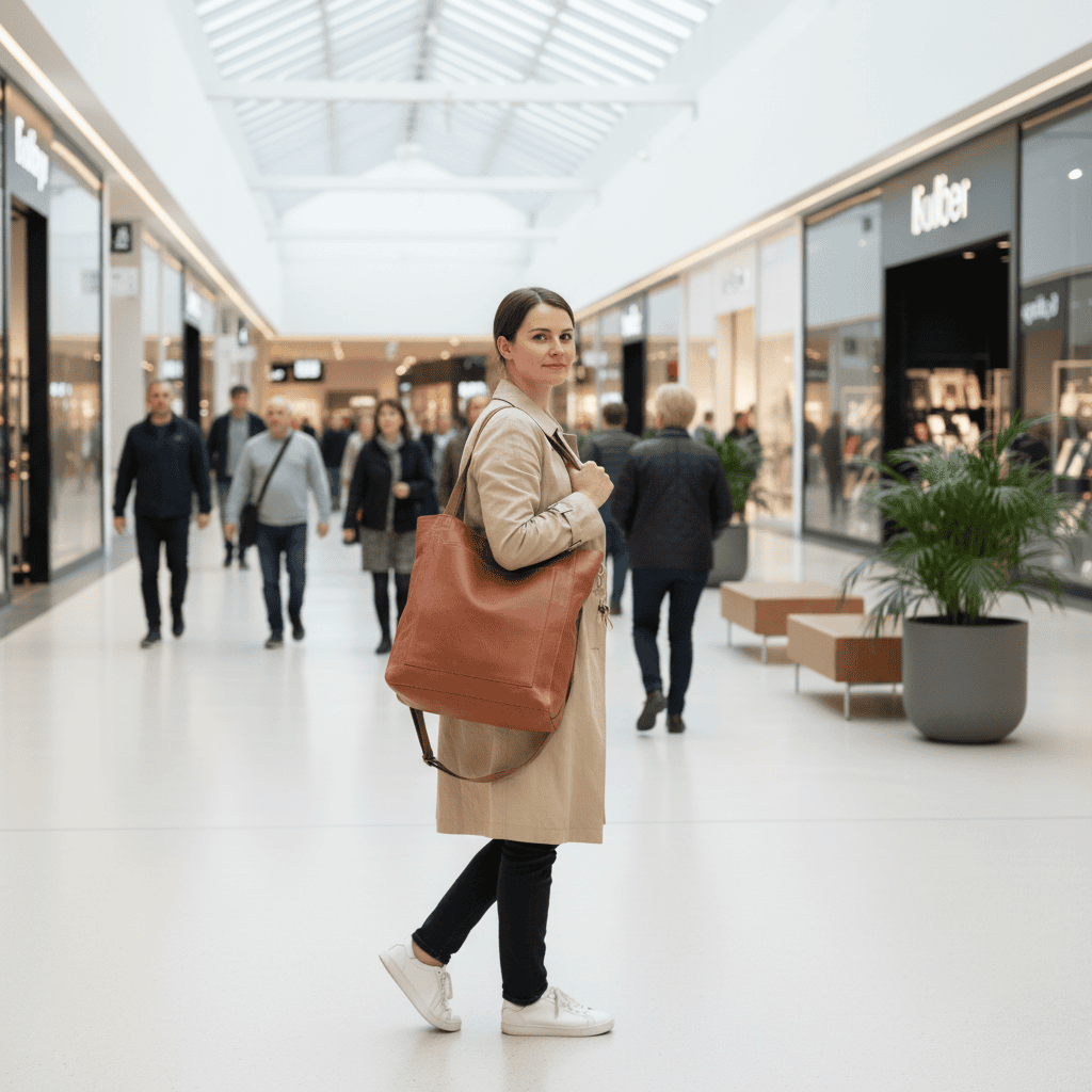 Carmé Schultertasche mit Fächern