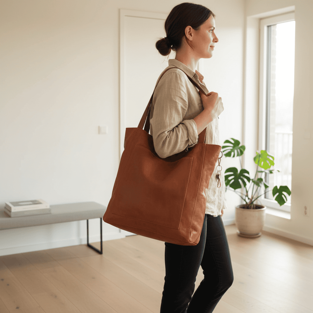 Carmé Schultertasche mit Fächern