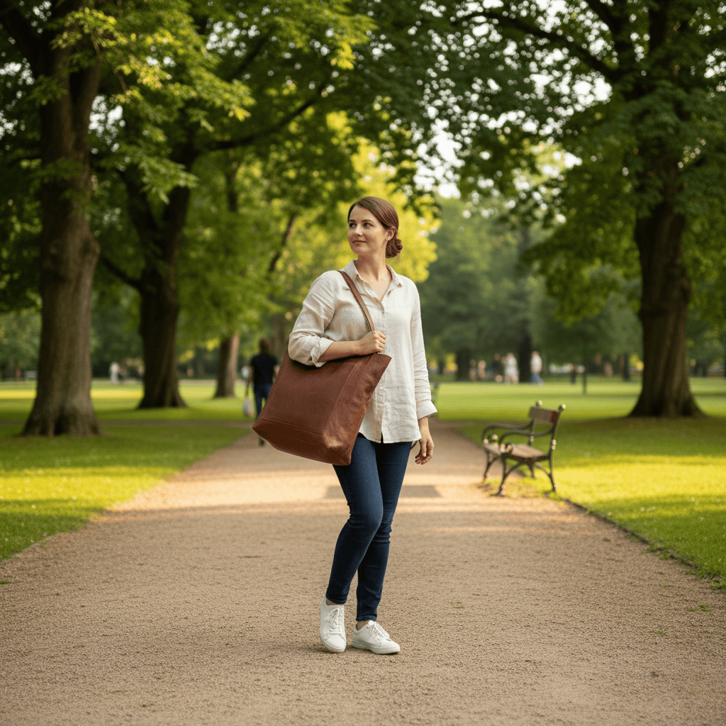 Carmé Schultertasche mit Fächern