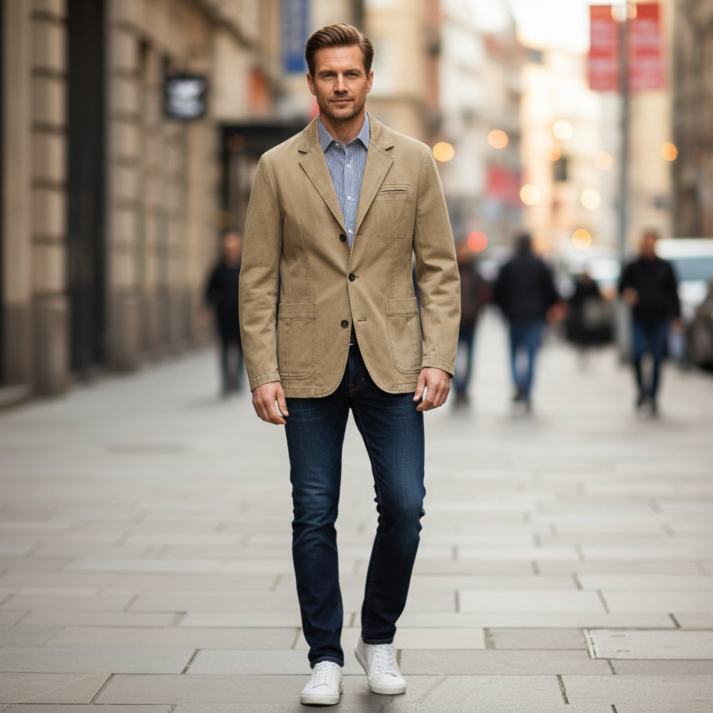Strukturierter Herrenblazer