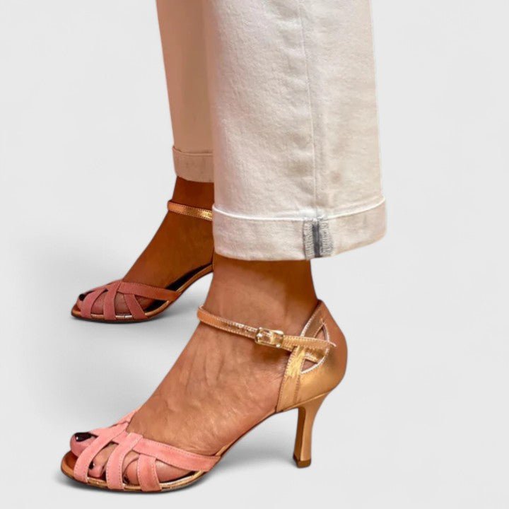 Elegante Peep-Toe Sandalen mit modischem Absatz