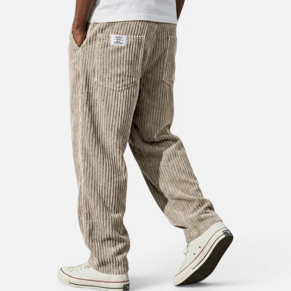 Herren-Freizeithose Mit Weitem Schnitt