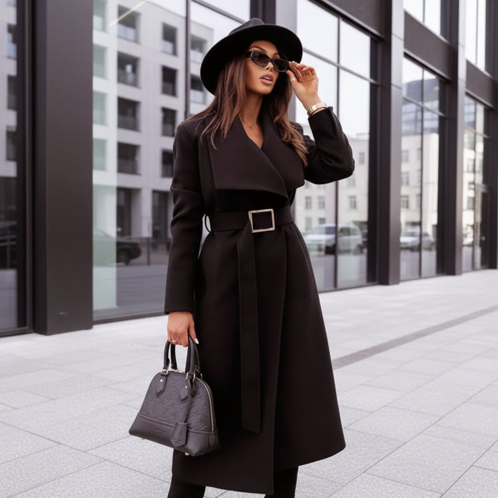 Amelia Langer Parka mit Gürtel